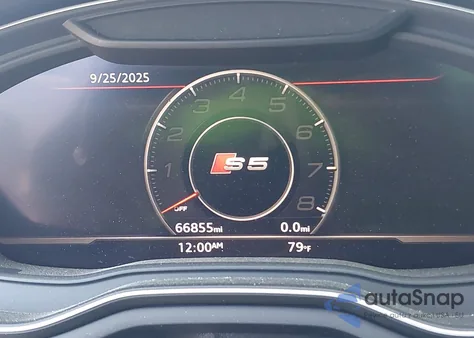 2019 Audi S5 3.0T Premium из США, поврежденный, VIN WAUR4AF56KA059164